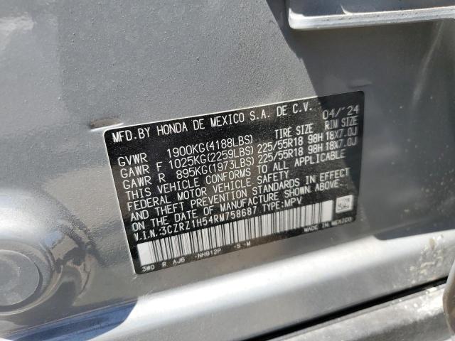 2024 HONDA HR-V SPORT 3CZRZ1H54RM758687