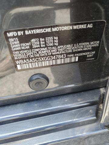 2016 BMW 528 I WBA5A5C5XGG347843