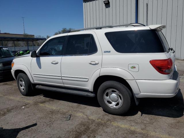TOYOTA SEQUOIA SR 2005 white  gas 5TDZT34A05S239295 photo #3