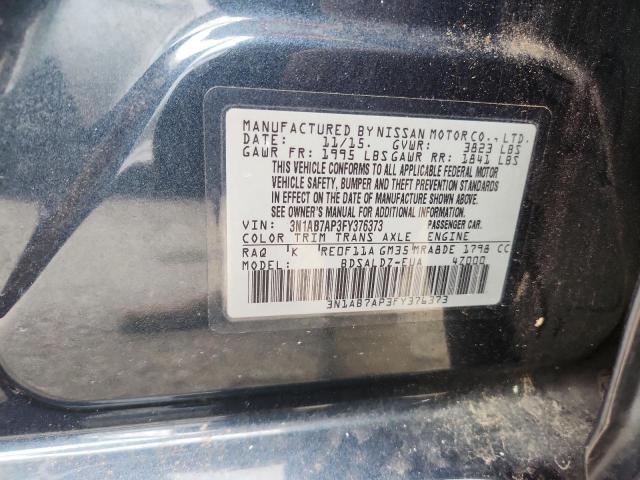 2015 NISSAN SENTRA S - 3N1AB7AP3FY376373