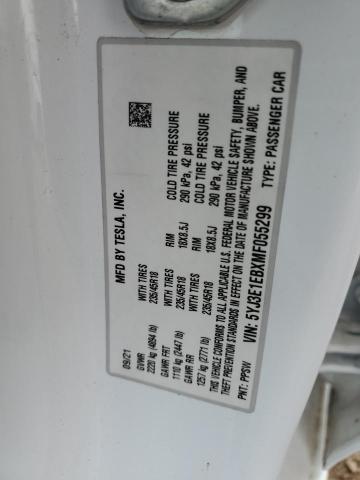 2021 TESLA MODEL 3 - 5YJ3E1EBXMF055299