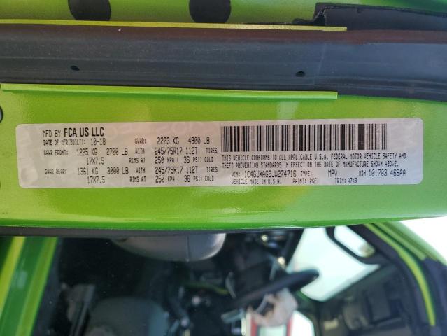 2018 JEEP WRANGLER S 1C4GJXAG9JW274716