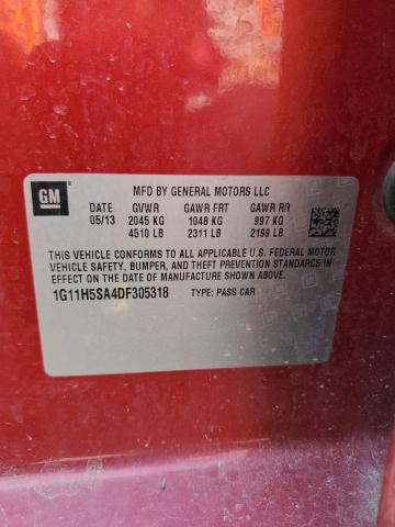 1g11h5sa4df305318 - 2013 Chevrolet malibu ltz - #60272795