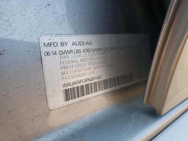 2015 AUDI A4 PREMIUM - WAUAFAFLXFN001482