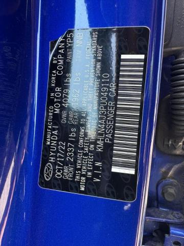 2023 HYUNDAI ELANTRA LI KMHLN4AJ3PU049110