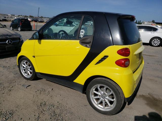SMART FORTWO PUR 2008 yellow coupe gas WMEEJ31X68K099800 photo #3