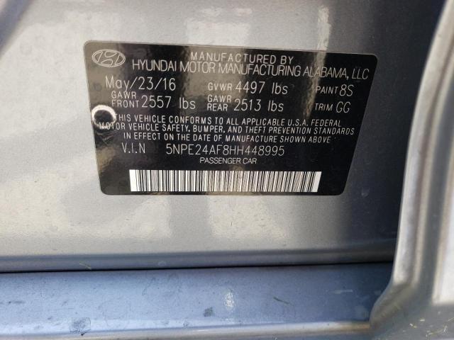 2017 HYUNDAI SONATA SE - 5NPE24AF8HH448995