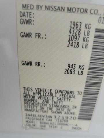 2022 NISSAN ALTIMA SV - 1N4BL4DV3NN325920