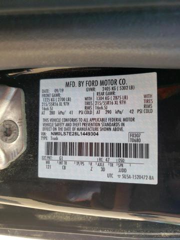 2020 FORD TRANSIT CO - NM0LS7E28L1449304