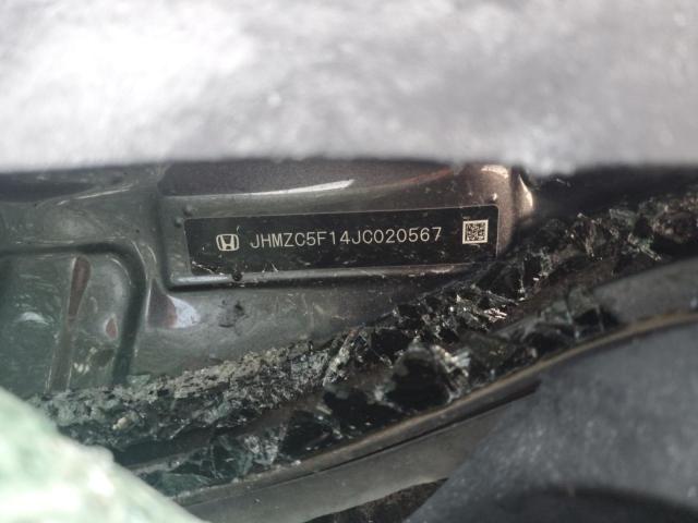 2018 HONDA CLARITY JHMZC5F14JC020567