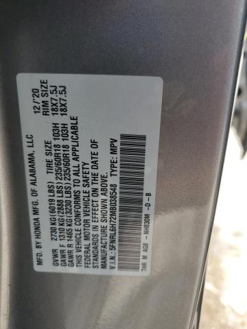 2021 HONDA ODYSSEY EX 5FNRL6H72MB038548
