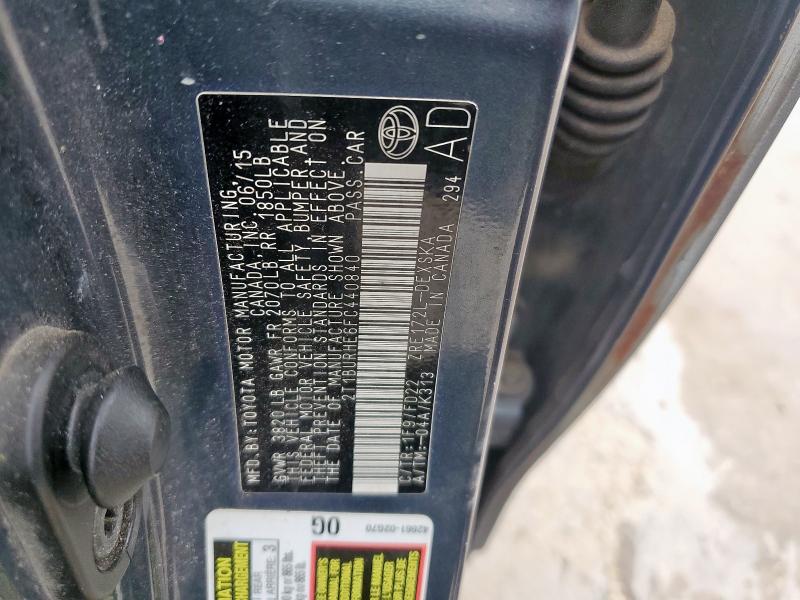 2015 TOYOTA COROLLA L 2T1BURHE6FC440840