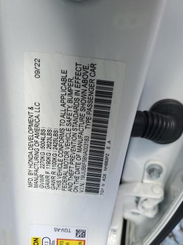 2022 ACURA TLX TECH A 19UUB6F58NA003183
