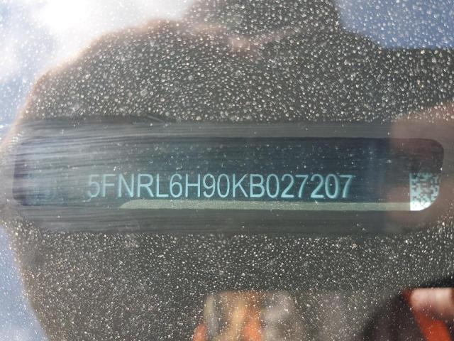 2019 HONDA ODYSSEY EL - 5FNRL6H90KB027207