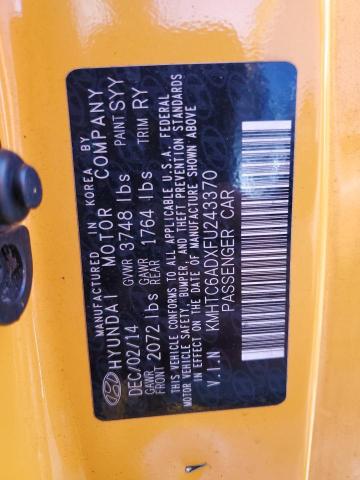 2015 HYUNDAI VELOSTER KMHTC6ADXFU243370