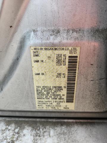 2015 NISSAN ALTIMA 2.5 - 1N4AL3AP0FC281805