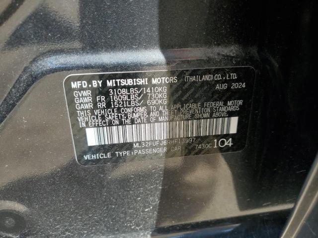 2024 MITSUBISHI MIRAGE G4 ES ML32FUFJ6RHF13997