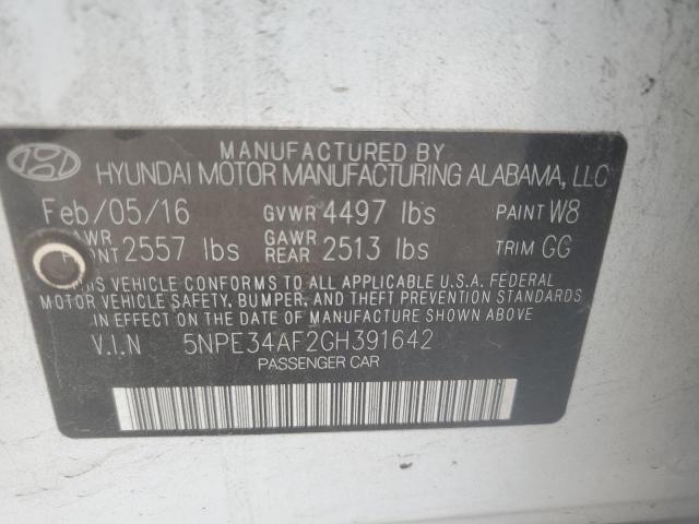 2016 HYUNDAI SONATA SPO - 5NPE34AF2GH391642