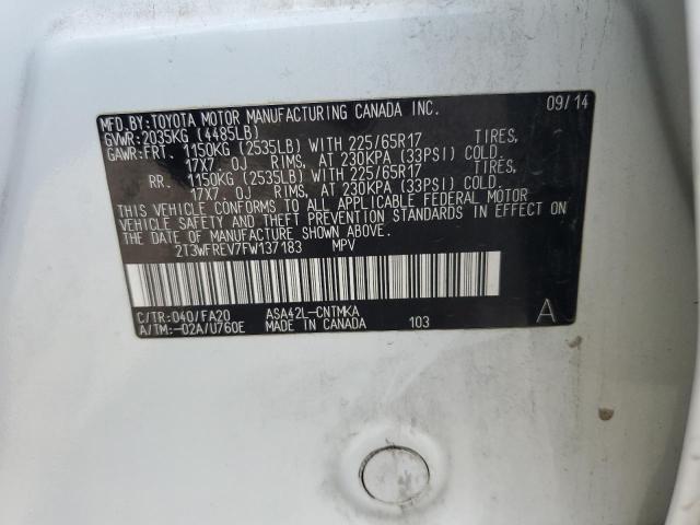 2015 TOYOTA RAV4 XLE - 2T3WFREV7FW137183