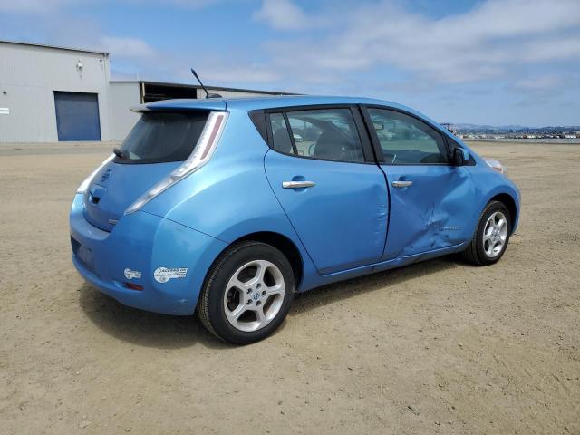 NISSAN LEAF S 2013 blue  electric 1N4AZ0CP5DC408166 photo #4