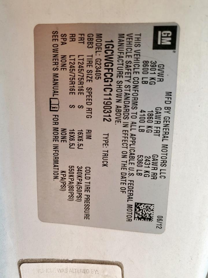 CHEVROLET EXPRESS G2500