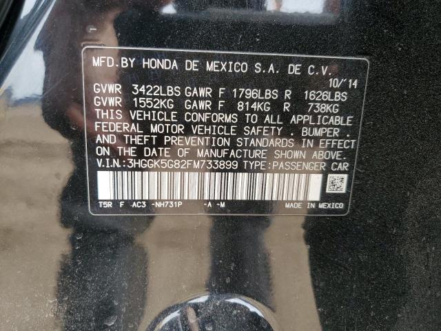 2015 HONDA FIT EX - 3HGGK5G82FM733899