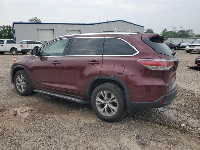 Vin: 5tdjkrfh5fs102366, lot: 59897755, toyota highlander xle 20152