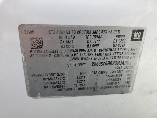 2016 GMC TERRAIN SL - 2GKALNEK0G6136539