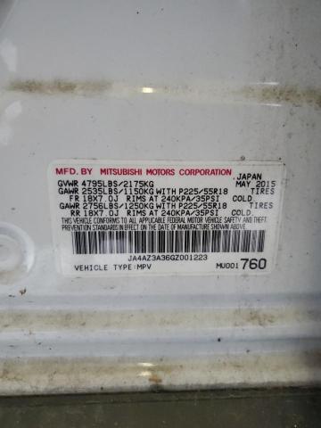 2016 MITSUBISHI OUTLANDER - JA4AZ3A36GZ001223