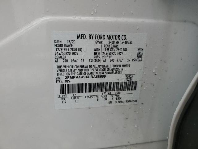 2020 FORD EDGE TITAN 2FMPK4K9XLBA68669