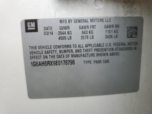 2014 CADILLAC ATS LUXURY - 1G6AH5RX9E0178798