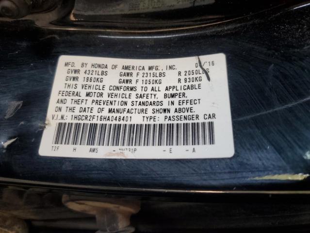 2017 HONDA ACCORD SPO 1HGCR2F16HA048401