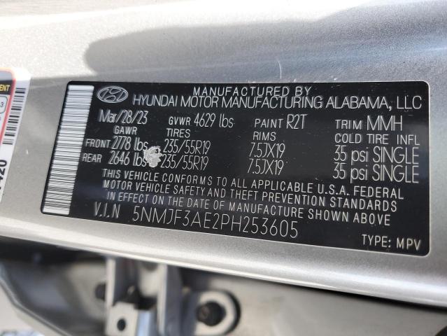 2023 HYUNDAI TUCSON SEL 5NMJF3AE2PH253605