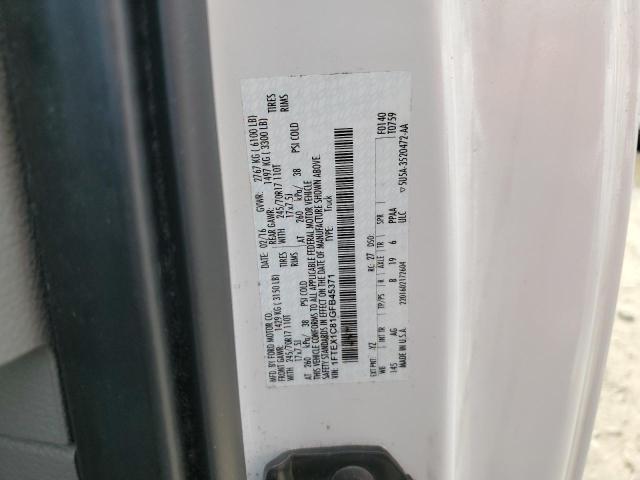 2016 FORD F150 SUPER - 1FTEX1C81GFB45371