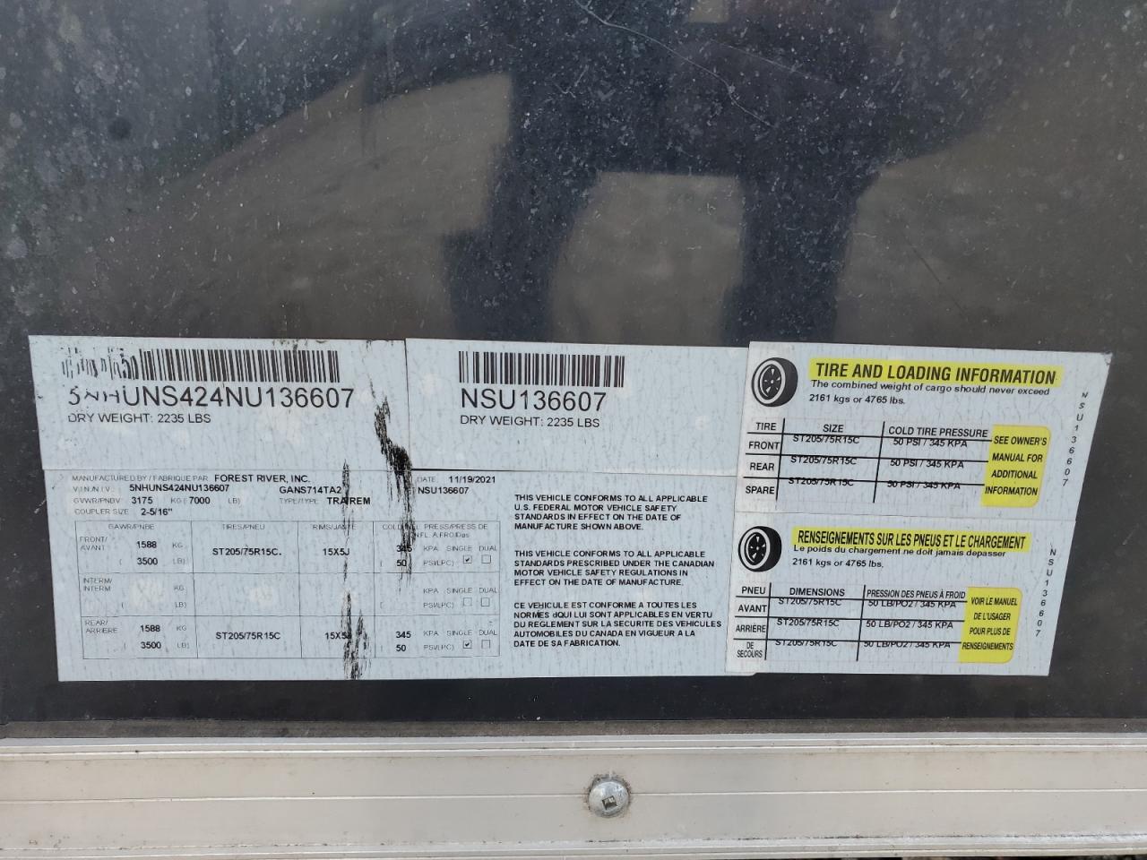 Lot #3304600448 2022 WILDWOOD TRA/REM