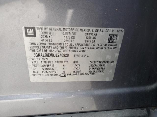 2018 GMC TERRAIN SL 3GKALMEV8JL248920