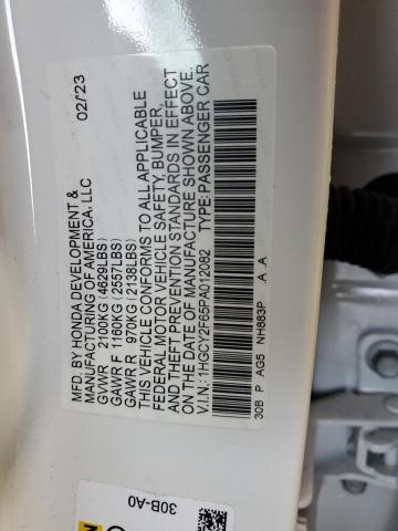 2023 HONDA ACCORD HYB 1HGCY2F65PA012082