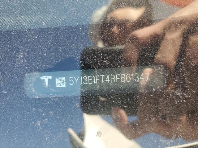2024 TESLA MODEL 3 5YJ3E1ET4RF861347