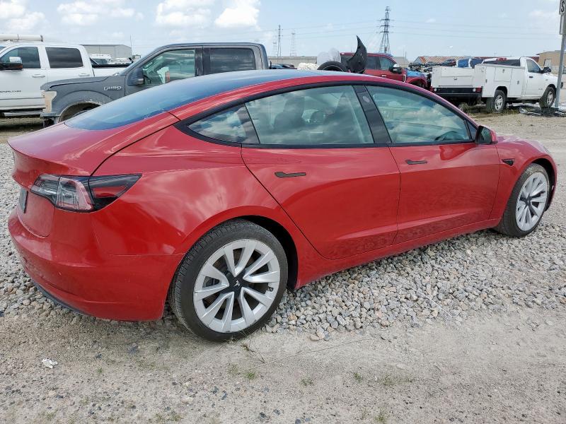 TESLA MODEL 3 2022 red  electric 5YJ3E1EA8NF189530 photo #4