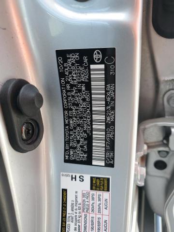 2021 TOYOTA COROLLA LE - JTDEAMDE0MJ018501