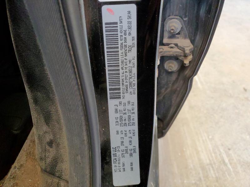2020 RAM 1500 BIG H - 1C6RREFT8LN186512