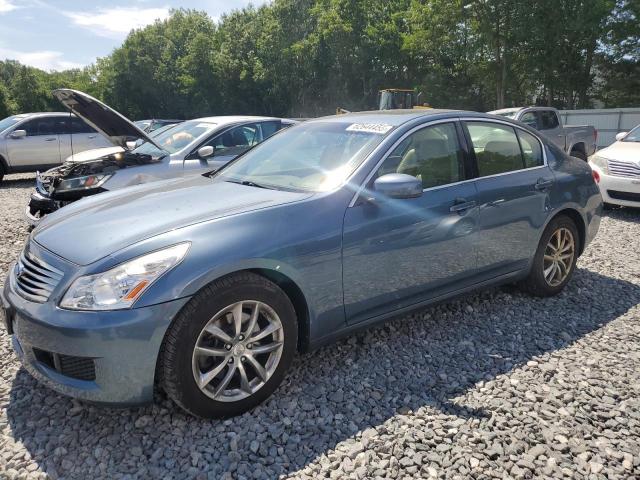 INFINITI G35 2008 blue  gas JNKBV61F38M253431 photo #1