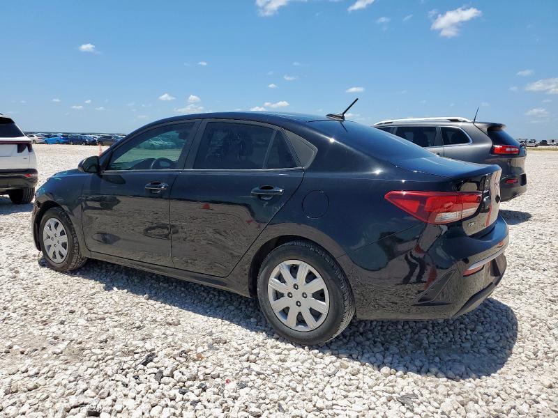 KIA RIO LX 2022 black  gas 3KPA24AD0NE462774 photo #3