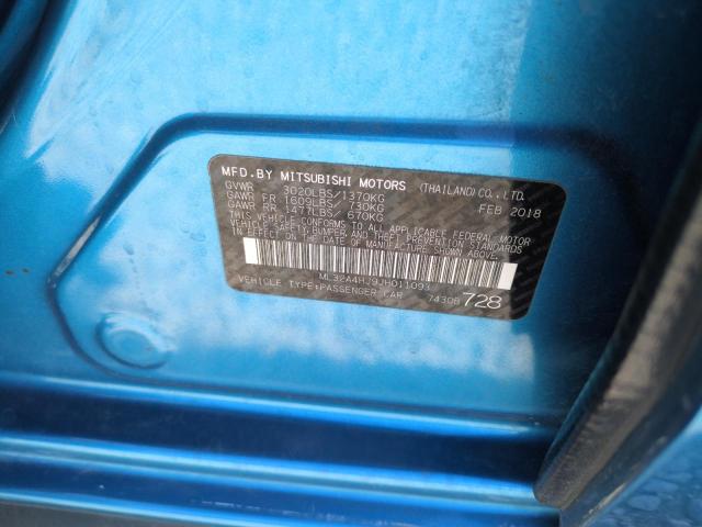 2018 MITSUBISHI MIRAGE SE ML32A4HJ9JH011093
