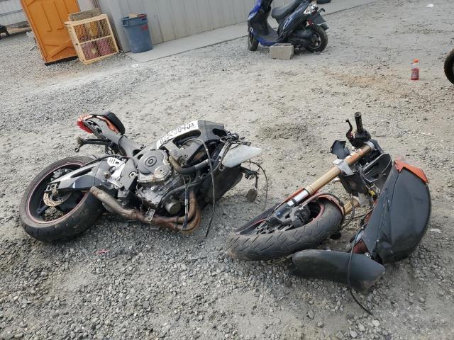 SUZUKI GSX-R600 2009 orange racer gas JS1GN7EA692105132 photo #1