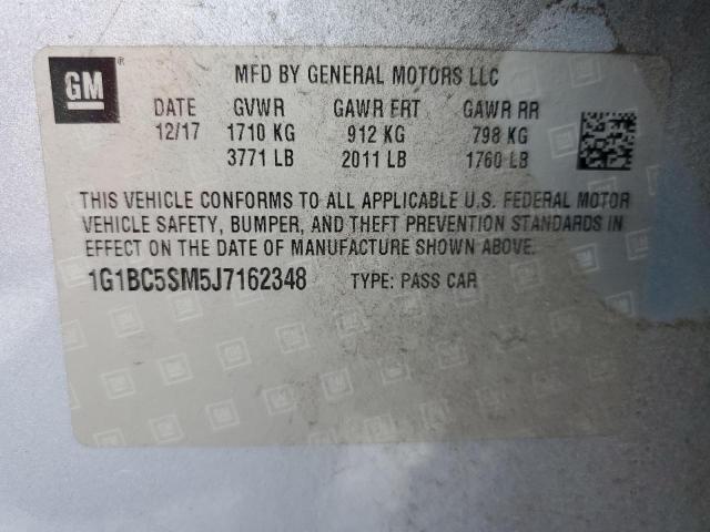 2018 CHEVROLET CRUZE LS - 1G1BC5SM5J7162348