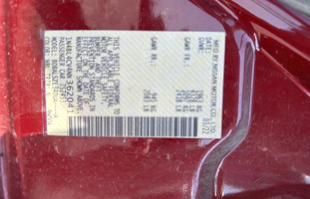 1N4BL4CV4NN362041 2022 NISSAN ALTIMA