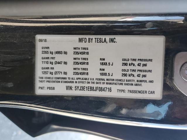 2018 TESLA MODEL 3 - 5YJ3E1EB8JF084716