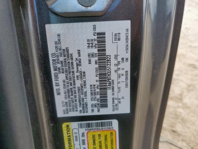 2018 FORD MUSTANG 1FA6P8TH3J5122822