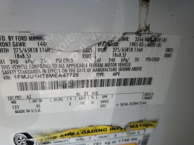 2021 FORD EXPEDITION - 1FMJU1HT8MEA47729